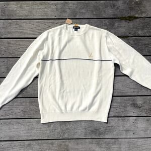 Item 35 Nautica White Sweater Size M